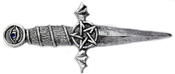 Athame Olho de Proteção Prata